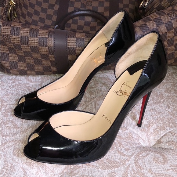 NEW! Christian Louboutin size 39 pumps 100mm heel - Picture 3 of 6